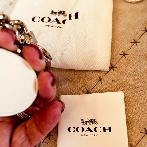 Coach Black and Gold Bee Keychain Or Bag Charm - Picture 7 of 9